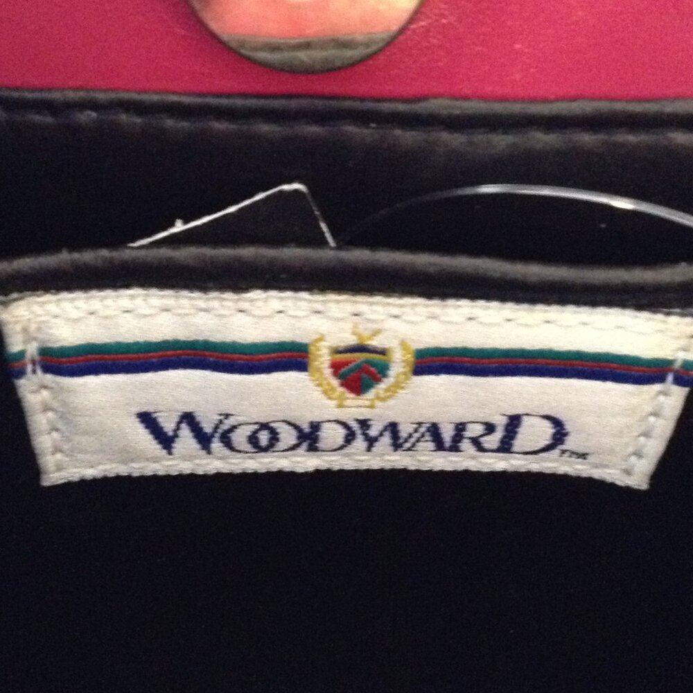 VTG Woodward & Lothrop Magenta Leather purse/Compact; Quality Classically Chic - Picture 7 of 7